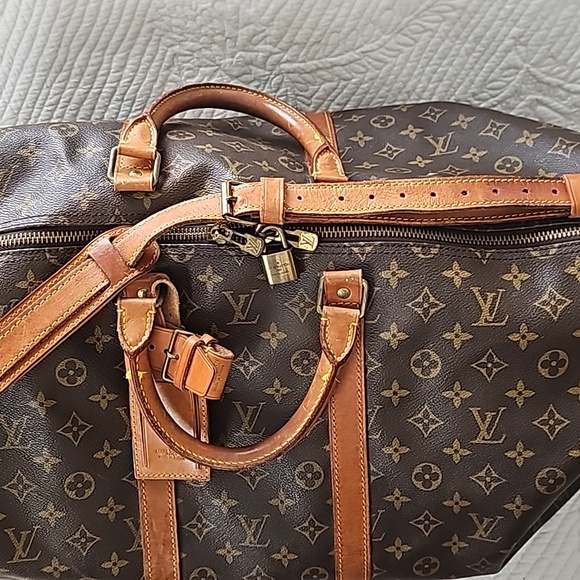 💎✨Beautiful✨💎 Authentic Louis Vuitton Monogram Keepall 60 Bandouliere - Picture 8 of 16